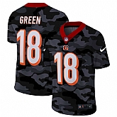 Nike Cincinnati Bengals 18 Green 2020 Camo Salute to Service Limited Jersey zhua,baseball caps,new era cap wholesale,wholesale hats
